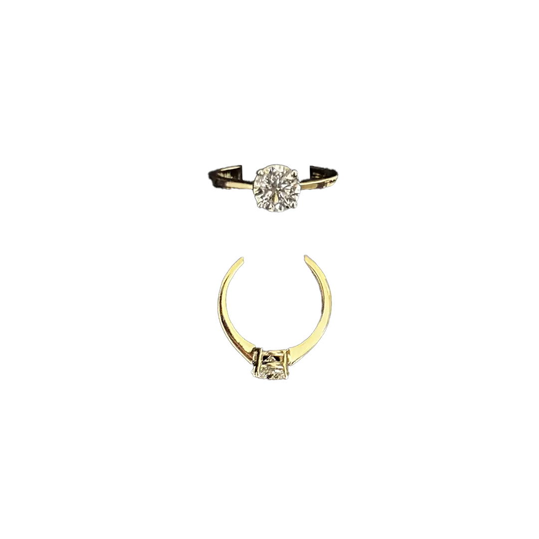 RG-064 Labgrown Ring, Diamond - 1.01, Gold - 2.670 14KT