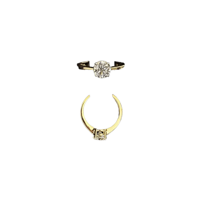 RG-064 Labgrown Ring, Diamond - 1.01, Gold - 2.670 14KT
