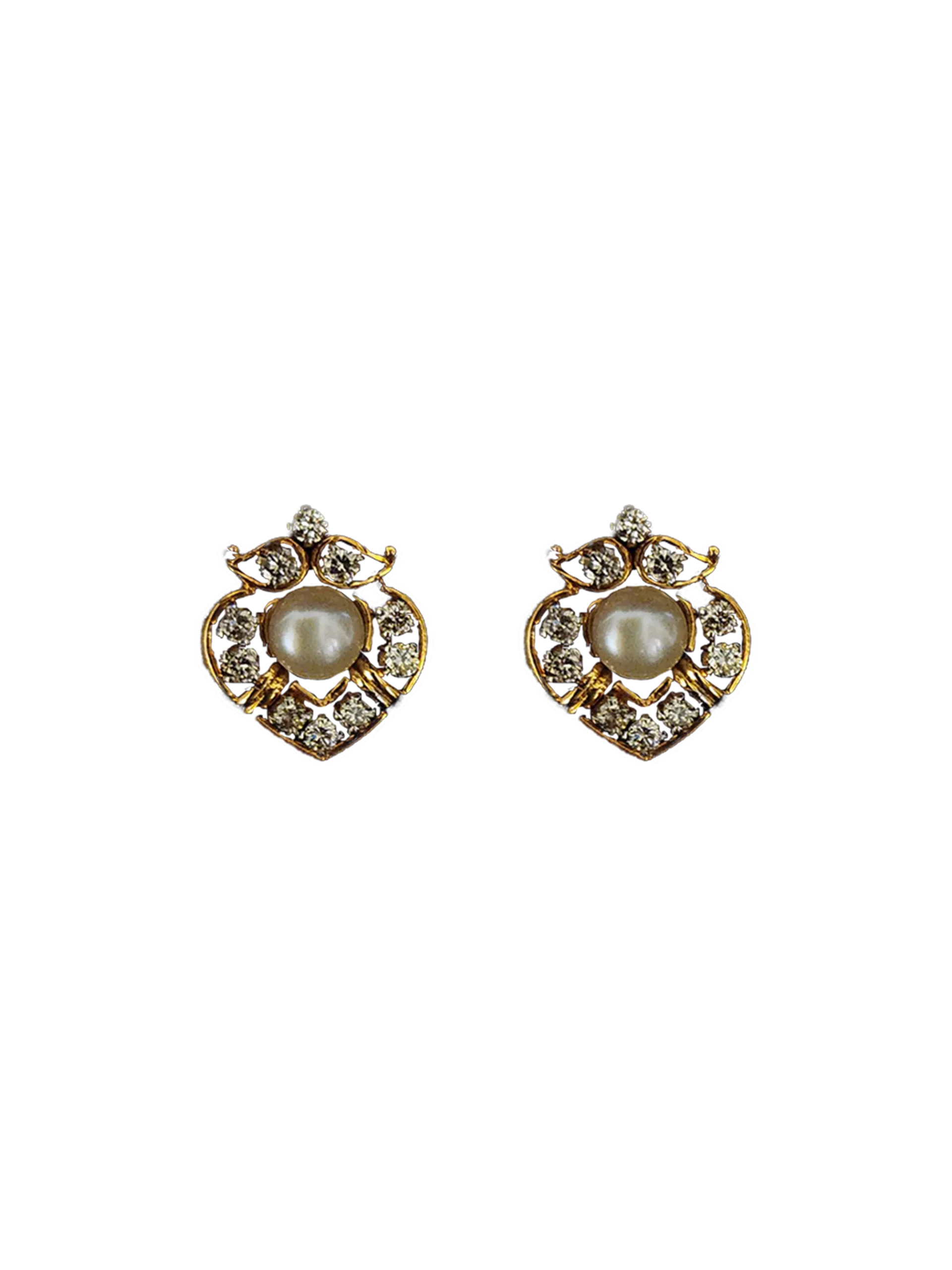 (TD-121) Diamond Tops in 14kt Hallmarked Gold (Diamond 0.70 CT ,Gold 8.700 CT)