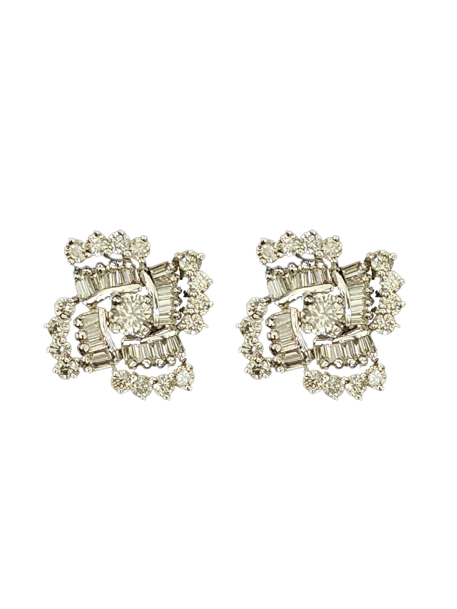 (TD-255) Diamond Tops in 14kt Hallmarked Gold (Diamond 1.93 weight 7.320)