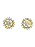 (TD-281) Diamond Tops in 14kt Hallmarked Gold (Diamond 1.43 CT ,Gold 6.530 CT)