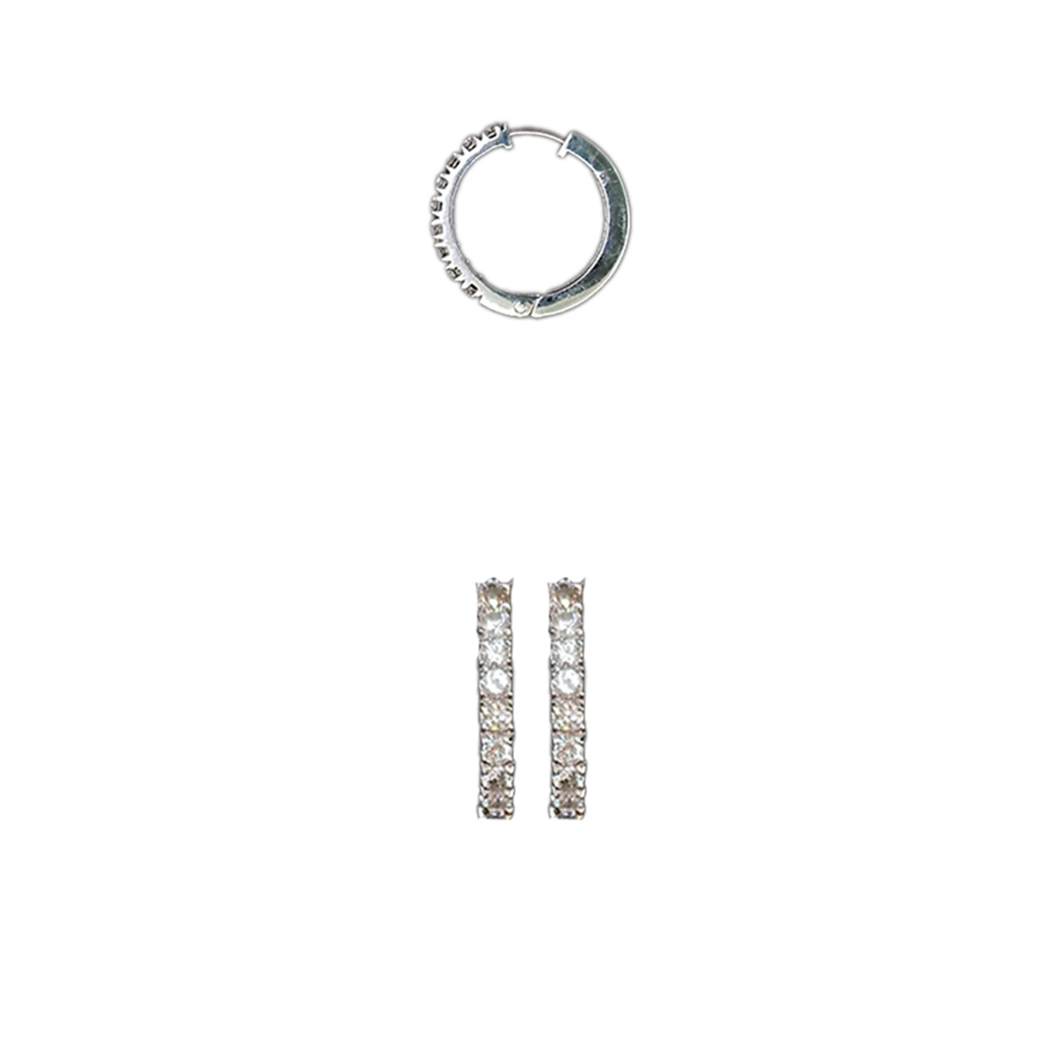 (TD-521) Diamond Bali in 14 KT Hallmarked (Diamond 0.50 Grams, Gold 2.970 Grams)