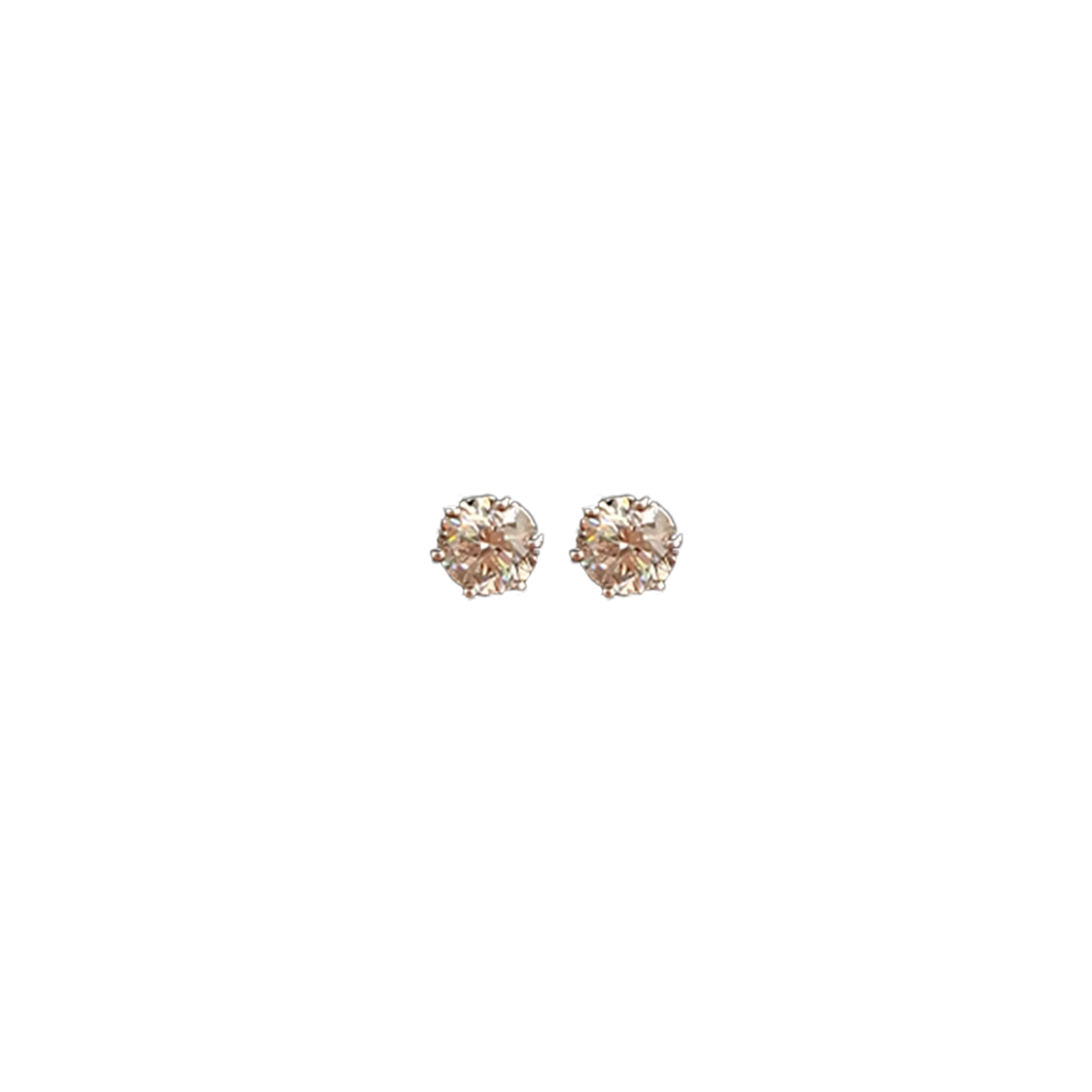 (TD-528) Diamond Tops in 14 CT Hallmarked Gold (Diamond 1.00 , Gold 2.430 ,18 KT,)