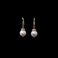 (TD-543) Diamond Earring, Gold 4.470 (14KT) Diamond 0.25