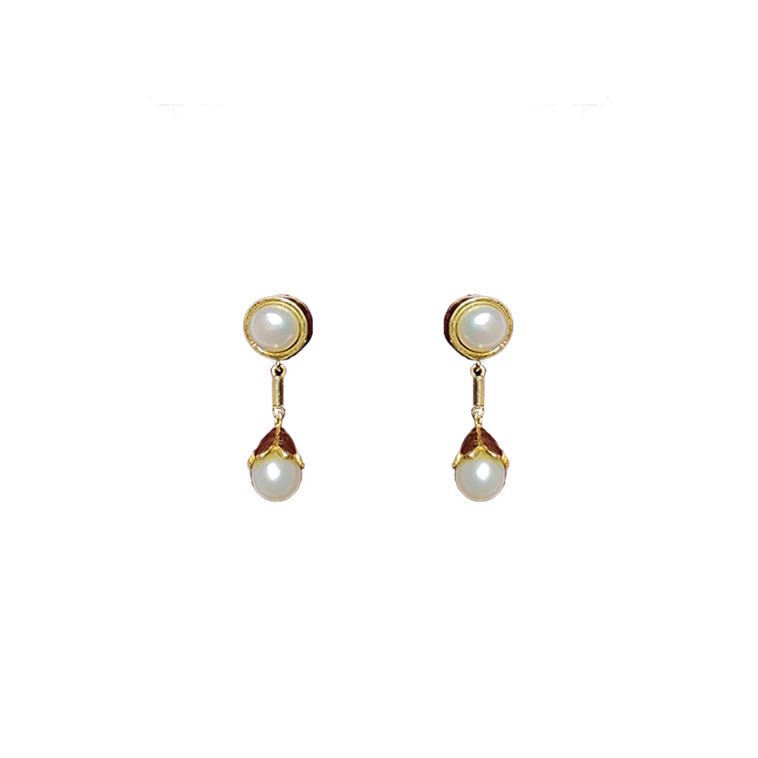(TG-46) Tops in Gold 8.587 Grams, 14 ct with pearl (Hallmarked)
