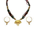 Gold Pendant Set (TG-607, 7.690 Grams, PG-339, 3.180 Grams, Mala cost Rs-1500)