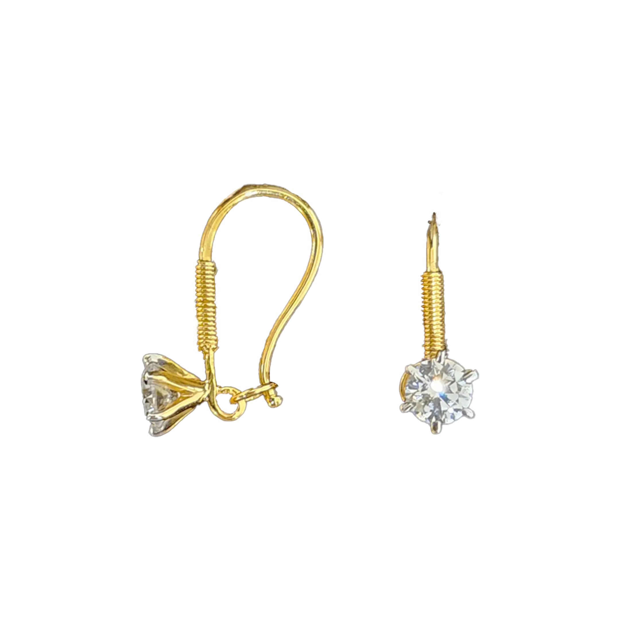 (TG-753) Tops in Gold with AD 1.860 Grams, 14 KT (Hallmarked)