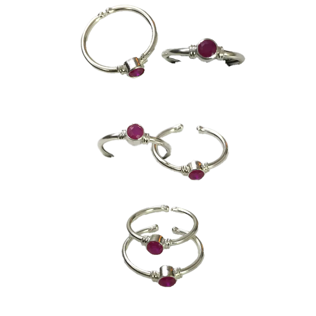 (TR-64) 4 Grams, Silver Toe Ring