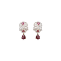 Diamond Tops in 14/18 CT Hallmarked Gold ( Diamond with Ruby Dia-2.46 ct Gold-17.060, in 14kt Purity, Ruby in tops=9.80ct) (PSD-211)