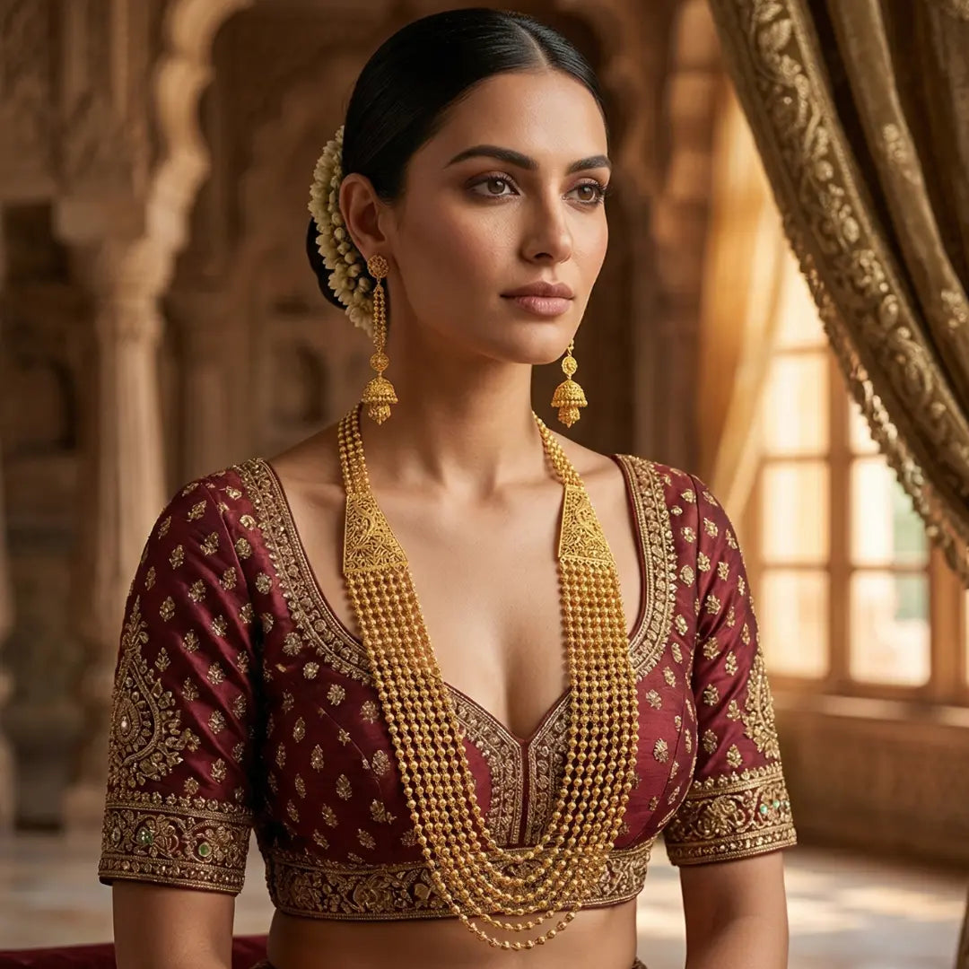 Gold Necklace 96.000 Gold earring 38.903 Hallmarked (MSG-306 and Earring MSG-306-A)