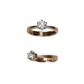 (RDL-715) Diamond ring in 18KT, Diamond- 0.70, Gold - 3.938