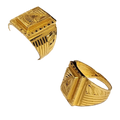 Gold Gents Ring in 22 CT Gold 5.784 ,91.6% purity (GRG-161-A)