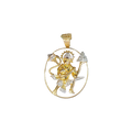 (PD-9) Hanuman ji pendant Dia-0.45ct, Gold-14kt- 10.550