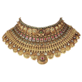 Kundan Polki Necklace in 22 CT Gold ( HALLMARKED )